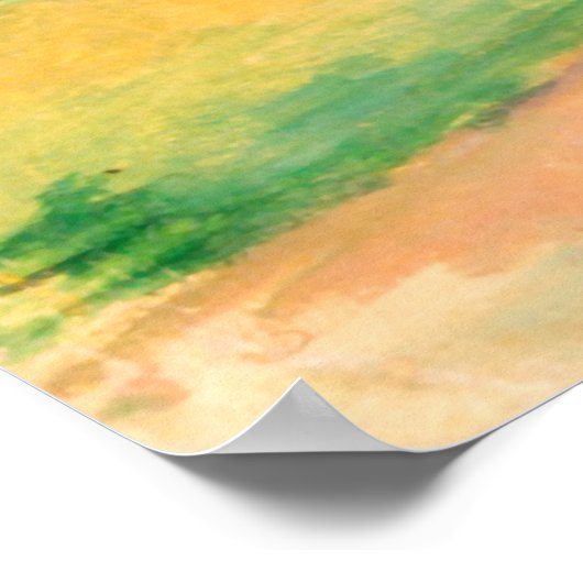 Mont Sainte-Victoire Paul Cezanne Poster (Hoek)