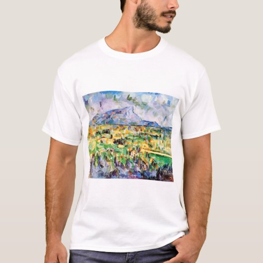 Mont Sainte-Victoire, Paul Cezanne T-shirt (Voorkant)