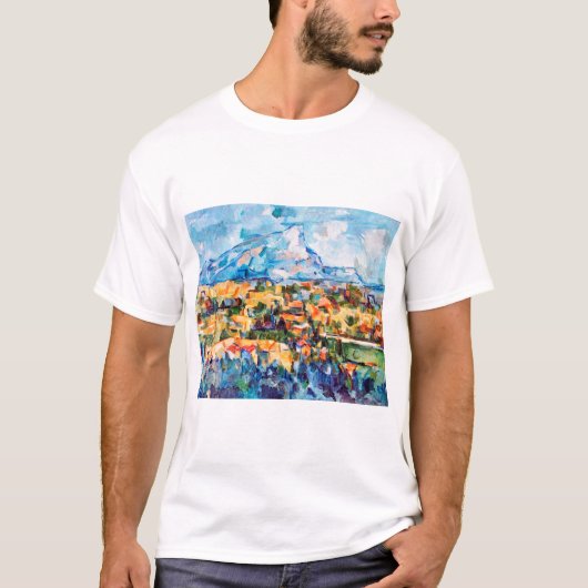 Mont Sainte-Victoire, Paul Cezanne T-shirt (Voorkant)