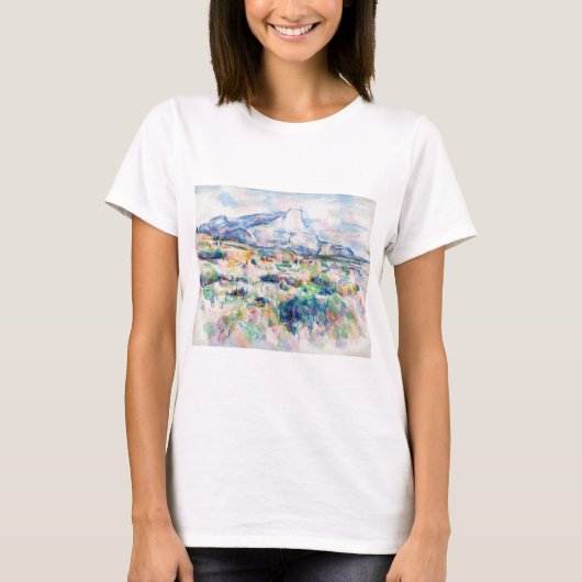 Mont Sainte-Victoire, Paul Cezanne T-shirt (Voorkant)