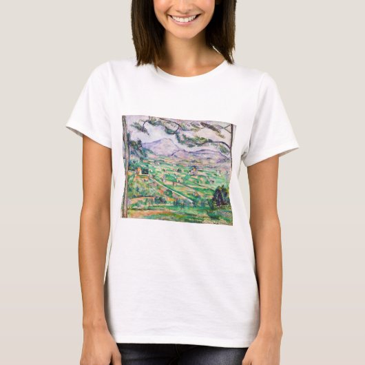 Mont Sainte-Victoire, Paul Cezanne T-shirt (Voorkant)
