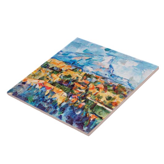 Mont Sainte-Victoire, Paul Cezanne Tegeltje (Zijkant)