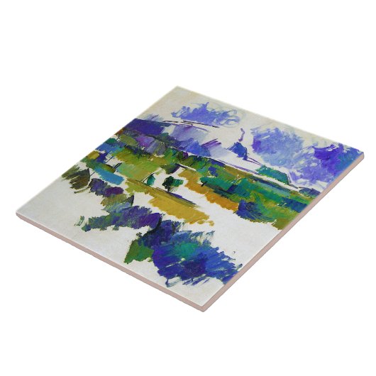 Mont Sainte-Victoire, Paul Cezanne Tegeltje (Zijkant)