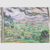 Mont Sainte-Victoire, Paul Cezanne Tissuepapier (Voorkant)