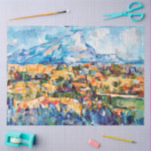Mont Sainte-Victoire, Paul Cezanne Tissuepapier (Craft)