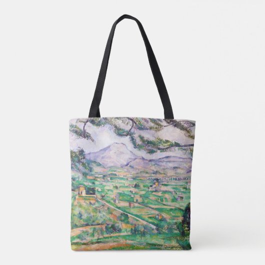 Mont Sainte-Victoire, Paul Cezanne Tote Bag (Achterkant)