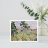 Mont Sainte-Victoire van Cezanne Briefkaart (Staand voorkant)