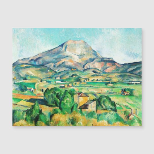 Mont Sainte-Victoire van Paul Cezanne (Voorkant)