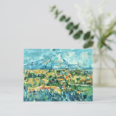 Mont Sainte-Victoire van Paul Cézanne (beste kwali Briefkaart (Staand voorkant)