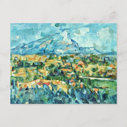 Mont Sainte-Victoire van Paul Cézanne (beste kwali Briefkaart (Voorkant)