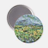 Mont Sainte-Victoire van Paul Cézanne (beste kwali Magneet (Voorkant / Achterkant)