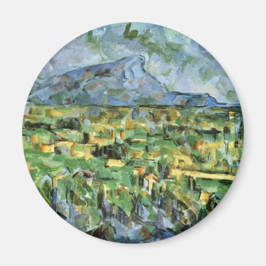 Mont Sainte-Victoire van Paul Cézanne (beste kwali Magneet (Voorkant)