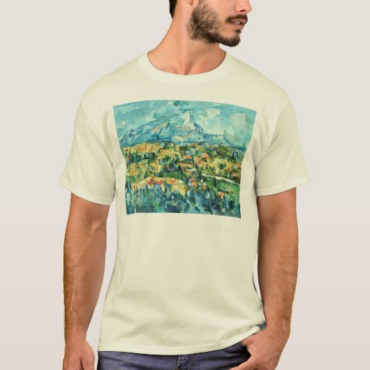 Mont Sainte-Victoire van Paul Cézanne (beste kwali T-shirt (Voorkant)