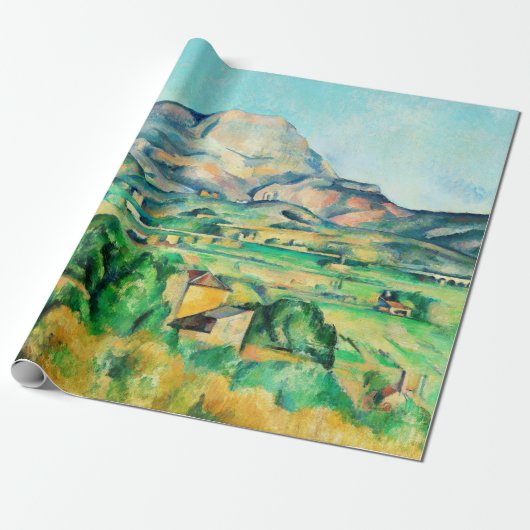Mont Sainte-Victoire van Paul Cezanne Cadeaupapier (Uitgerold)
