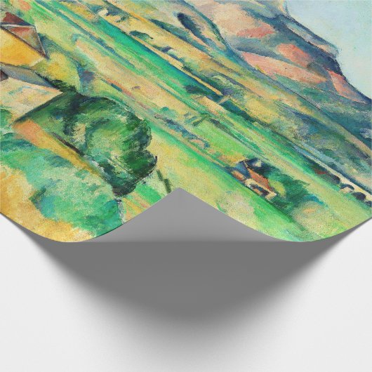 Mont Sainte-Victoire van Paul Cezanne Cadeaupapier (Hoek)