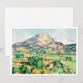 Mont Sainte-Victoire van Paul Cézanne Kaart (Voorkant / Achterkant)