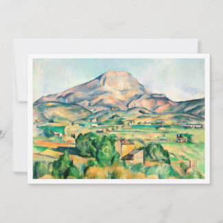 Mont Sainte-Victoire van Paul Cézanne Kaart