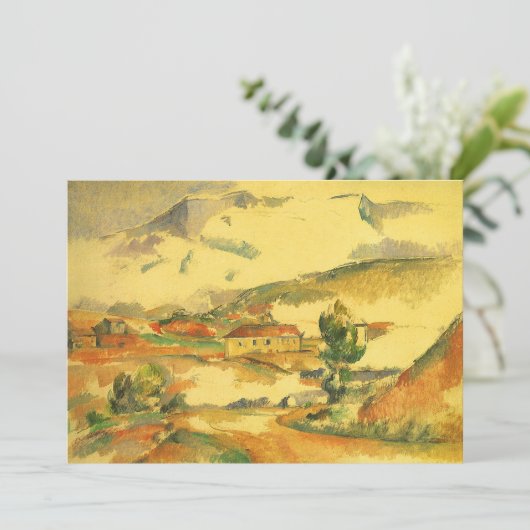 Mont Sainte Victoire van Paul Cezanne, kunst (Staand voorkant)