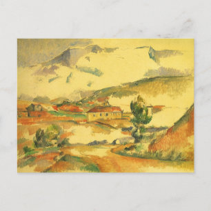 Mont Sainte Victoire van Paul Cezanne,  kunst Briefkaart