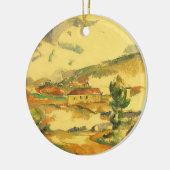 Mont Sainte Victoire van Paul Cezanne, kunst Keramisch Ornament (Links)