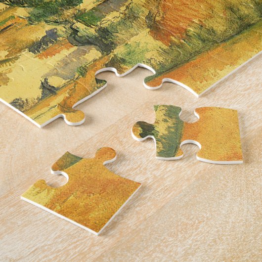 Mont Sainte Victoire van Paul Cezanne, kunst Legpuzzel (Zijkant)