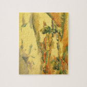 Mont Sainte Victoire van Paul Cezanne,  kunst Legpuzzel (Verticaal)