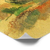 Mont Sainte Victoire van Paul Cezanne,  kunst Poster (Hoek)