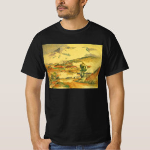 Mont Sainte Victoire van Paul Cezanne,  kunst T-shirt