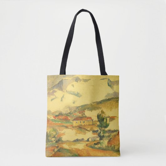 Mont Sainte Victoire van Paul Cezanne,  kunst Tote Bag (Voorkant)