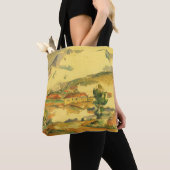 Mont Sainte Victoire van Paul Cezanne, kunst Tote Bag (Dichtbij)