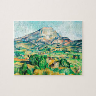 Mont Sainte-Victoire van Paul Cezanne Legpuzzel