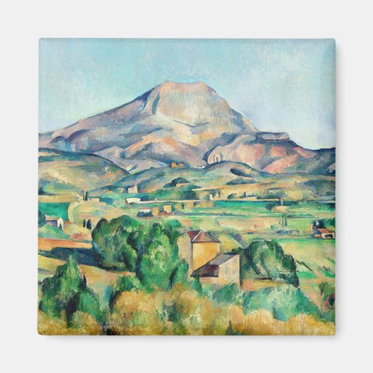 Mont Sainte-Victoire van Paul Cézanne Magneet (Voorkant)
