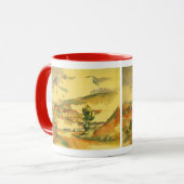 Mont Sainte Victoire van Paul Cezanne, Vintage Kun Mok (Voorkant links)