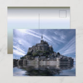 Mont St Michel Church Normandy Briefkaart (Voorkant / Achterkant)