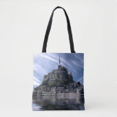 Mont St Michel Church Normandy Tote Bag (Voorkant)