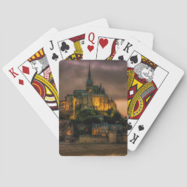 Mont St Michel Eiland Kerk Normandië Pokerkaarten