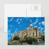 Mont St Michel, Frankrijk - Briefkaart (Voorkant / Achterkant)