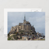 Mont St. Michel, Frankrijk Briefkaart (Voorkant / Achterkant)