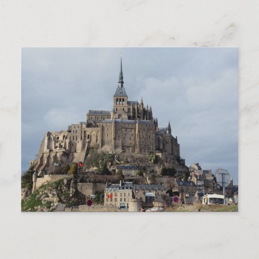 Mont St. Michel, Frankrijk Briefkaart (Voorkant)