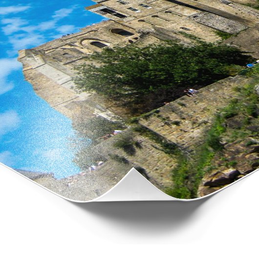 Mont St Michel, Frankrijk - Foto print Foto Afdruk (Hoek)