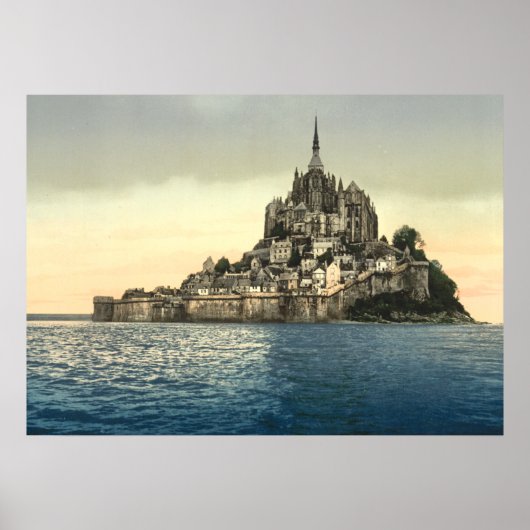 Mont St Michel II, Normandy, Frankrijk Poster (Voorkant)
