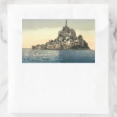 Mont St Michel II, Normandy, Frankrijk Rechthoekige Sticker (Tas)