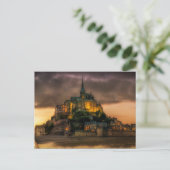 Mont St Michel Island Church Normandy Briefkaart (Staand voorkant)