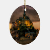 Mont St Michel Island Church Normandy Keramisch Ornament (Rechts)