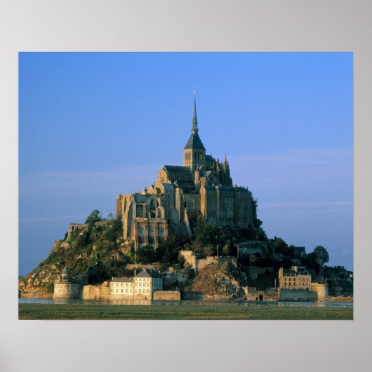 Mont St Michel, Manche, Normandië, Frankrijk Poster (Voorkant)