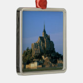 Mont St Michel, Manche, Normandy, Frankrijk Metalen Ornament (Rechts)