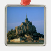 Mont St Michel, Manche, Normandy, Frankrijk Metalen Ornament (Voorkant)