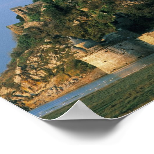 Mont St Michel, Manche, Normandy, Frankrijk Poster (Hoek)