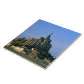 Mont St Michel, Manche, Normandy, Frankrijk Tegeltje (Zijkant)
