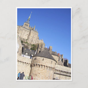 Mont St Michel, Normandy, Frankrijk Briefkaart